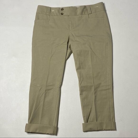 Banana Republic | The Sloan Fit Tan Capri’s - Picture 1 of 6